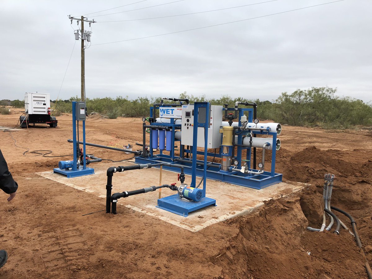 mci_water's tweet image. Featured here is our standard 30,000-gallon RO system for The @FirstTee Golf facility in Midland, Texas!
This RO system is a part of a complete MCI package which incorporates an MCI Flowtronex irrigation system as well! 

#reverseosmosis #rosystem #watertreatment #desalination