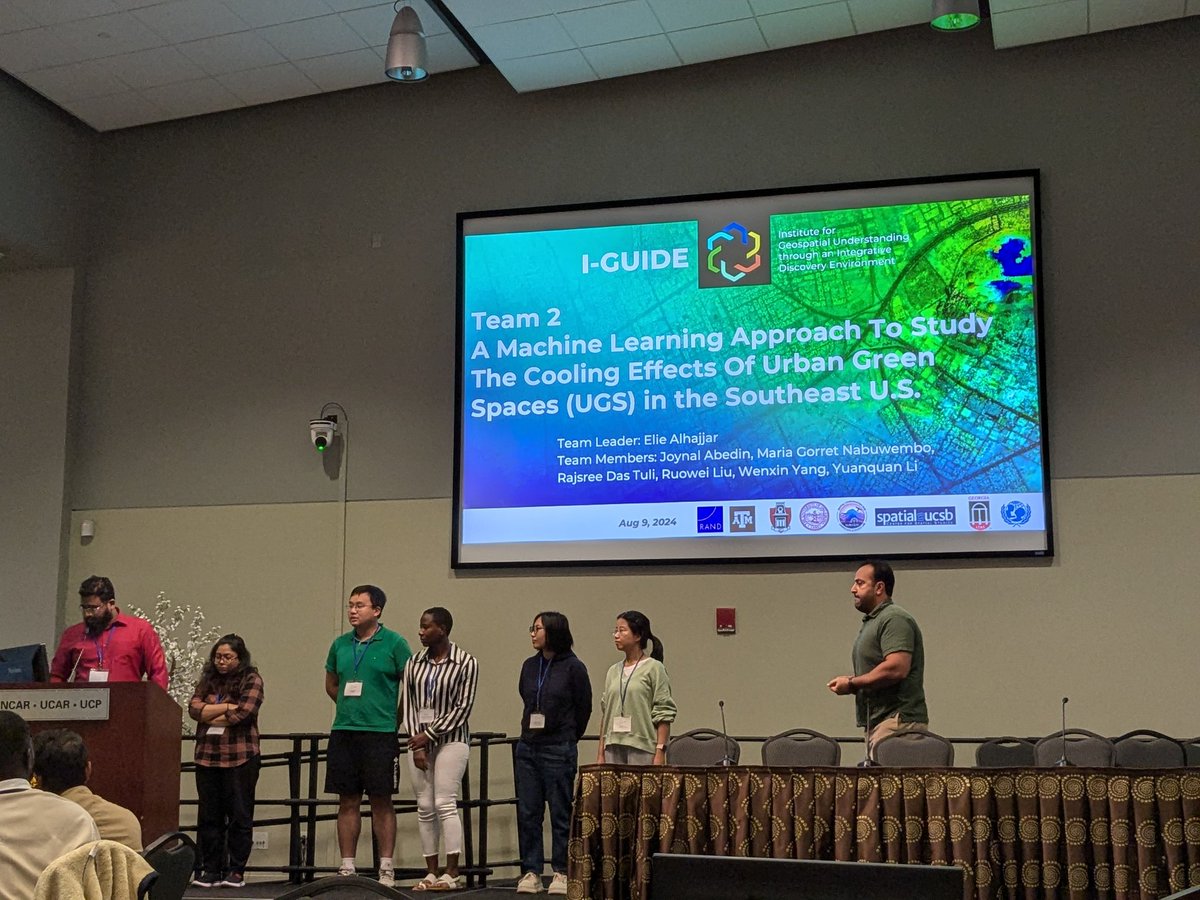 Our Summer School 2024 Teams have made amazing progress in just one week!

Keep an eye out over the next few months as the teams share their research on the I-GUIDE Platform and VCO talks!