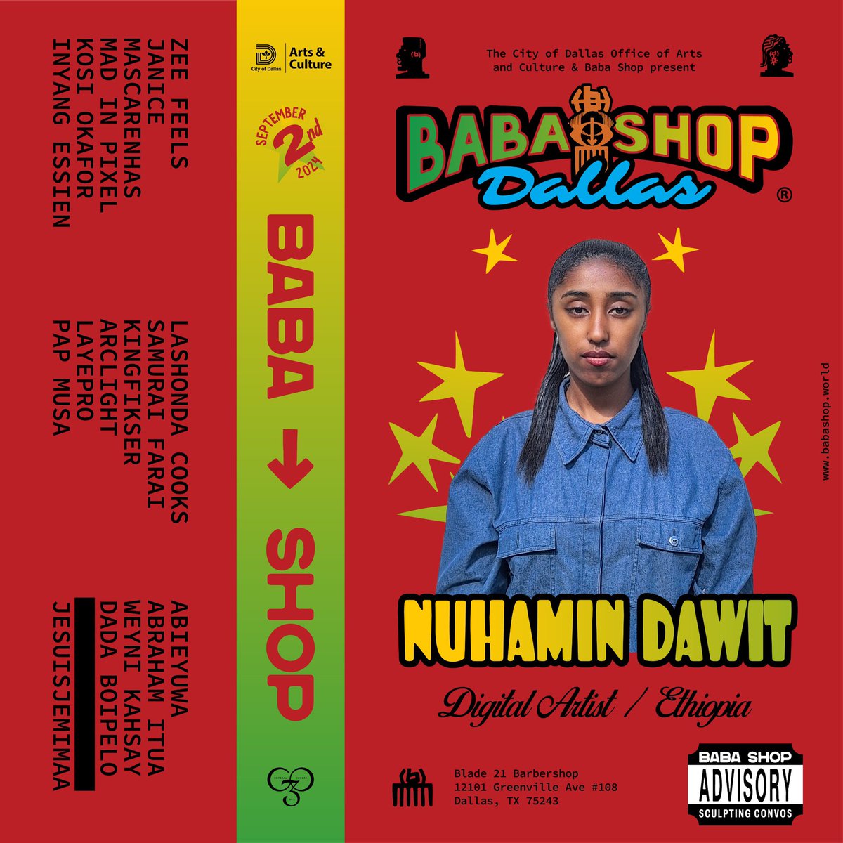 Nuhamin Dawit is a digital artist from Ethiopia who creates art inspired by vintage photos. Her work celebrates the elegance of traditional dresses, jewelry, and faces, reflecting her passion for preserving the grace and beauty of bygone eras. <a href="/nuhamin_dawit/">Nuhamin Dawit</a> 💥

Dallas 09/02•