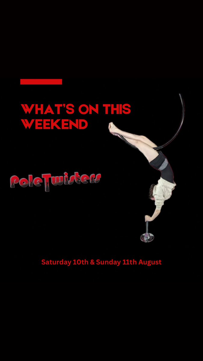 PoleTwisters's tweet photo. What’s on this weekend? Lots at our studio! 

PFSC needs one more to book to run!

10am beginners needs 2 more to run! 

Get booking on our website 🪩 https://t.co/sjHDzBtjkv