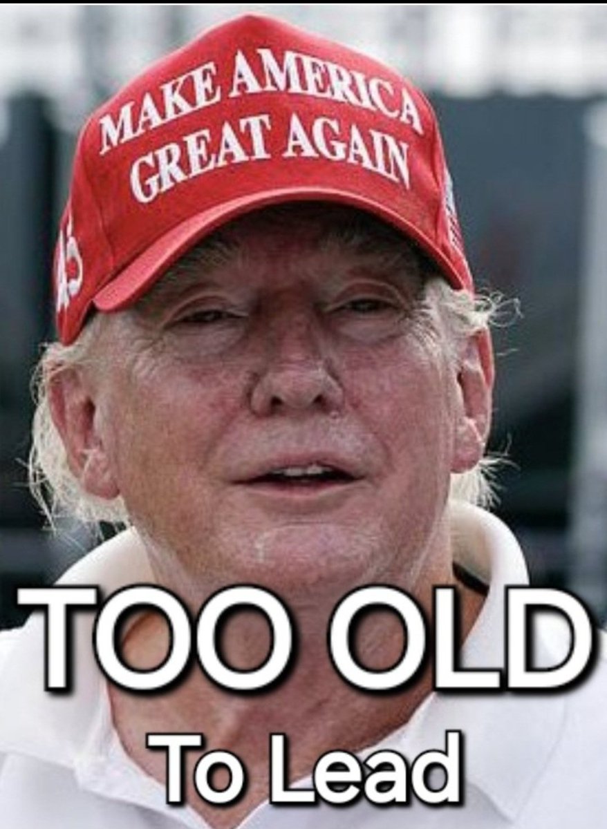 MovingForward8's tweet photo. @TrumpDailyPosts @margommartin @realDonaldTrump #TooOld
#TooTired
#TooSick
#TrumpIsNotFitToBePresident https://t.co/rkKbGMFGLG