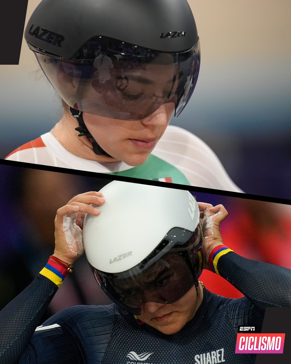 ESPNCiclismo's tweet photo. ¡DUELO DE LATINAS EN EL REPECHAJE! 🤯
Martha #Bayona 🇨🇴 enfrentará a Daniela #Gaxiola 🇲🇽 en el repechaje para la clasificación a octavos de final en la serie de sprints.
#Paris2024 https://t.co/3ghd7n8f2p