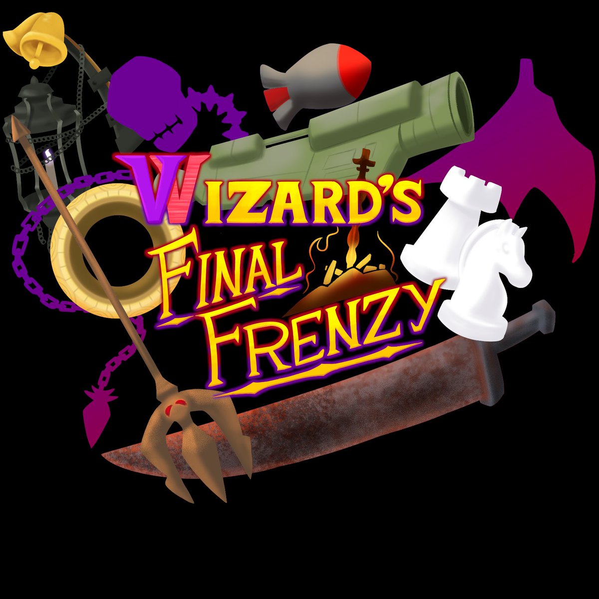 Just as an official announcement, we're still working on the next character for the "VVizard's Final Frenzy", things are progressing smoothly so far!

The actual announcement is still a couple months away, so we ask for more patience!
Also one slot left but 3 spots on the logo?🤔