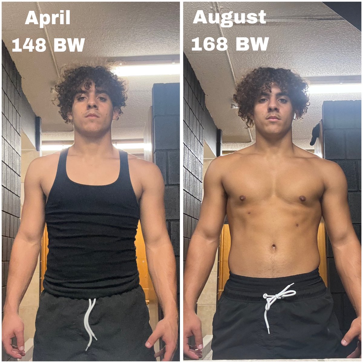 final side by side before the start of camp