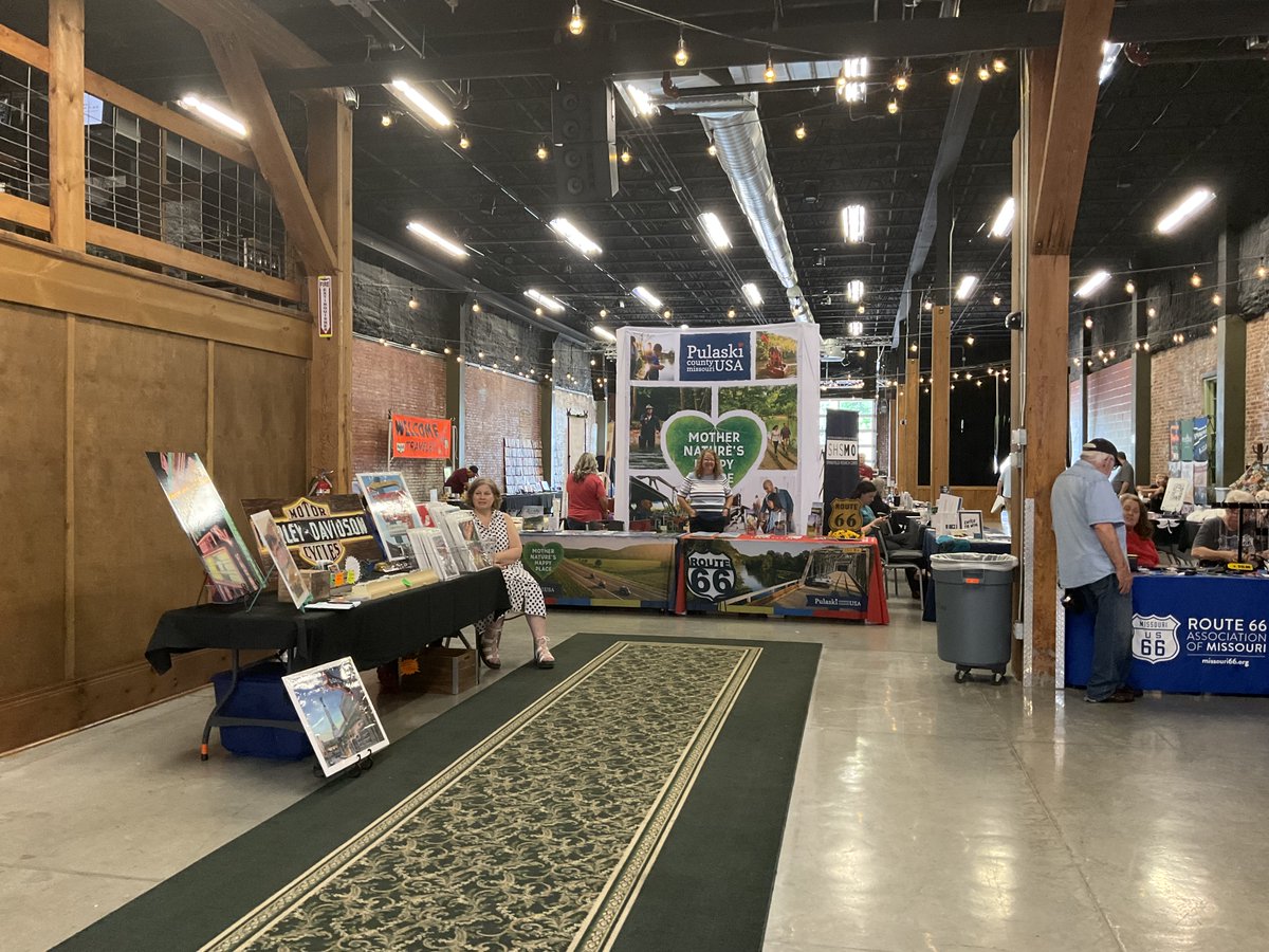 Check out some of the exhibits at the Old Glass Place (501 E. St. Louis at the east end of the car show) and experience the vibrant, annual gathering of authors, artists, associations &amp; collectors affiliated with Route 66. See more info at route66festivalsgf.com/exhibits
