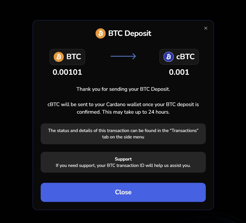 Imagine using Bitcoin at faster speed on a L1 chain

Yes it is possible, use Cardano to speed up Bitcoin 

Just tried and the experience was 100 times better than v1