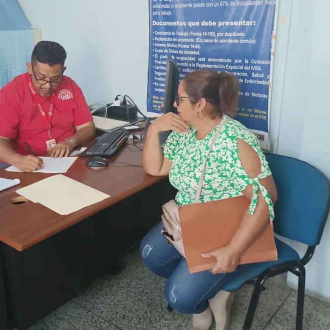 #09Ago | 🇻🇪 La <a href="/oasanfdo/">Ofic Adm Apure</a> continua  brindado Atención y Recepción de expedientes en materia de Prestaciones en Dinero, Afiliación y todo lo referente a la Seguridad Social
#HastaProntoX
<a href="/Somosivss/">Instituto Venezolano de los Seguros Sociales</a>
<a href="/MagaGutierrezV/">Magaly Gutiérrez Viña</a>
<a href="/NicolasMaduro/">Nicolás Maduro</a>
<a href="/eduardopiate2/">eduardo piñate</a>