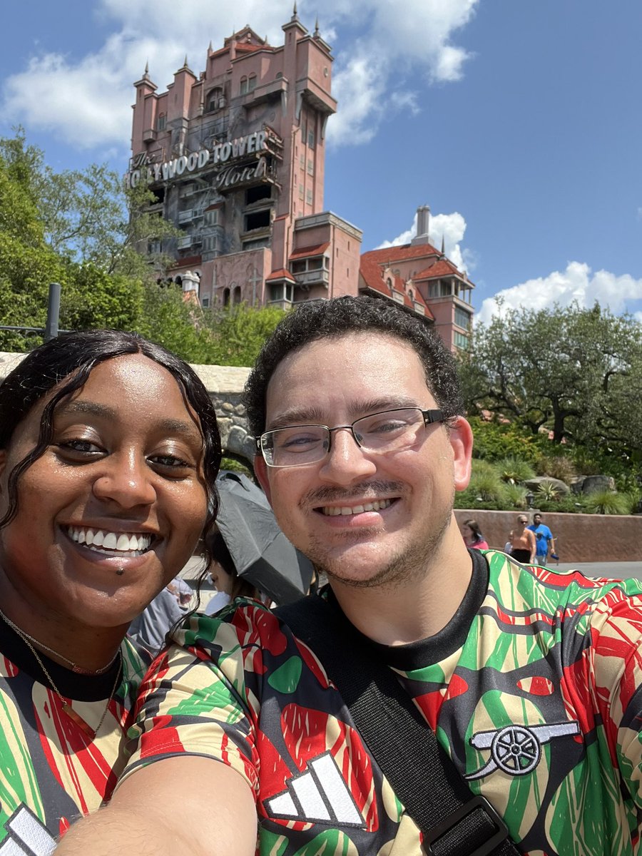<a href="/EEdoga_IO/">Emma Edoga</a> and I survived the Tower of Terror. (For context: I was too scared of both the Tower set and the drop to ride when I was a kid.)