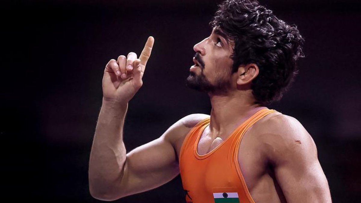 KumarRahul50022's tweet photo. @Aman_Sehrawat won bronze medal 🥉in wrestling.🇮🇳 https://t.co/OyAdVpiLrG