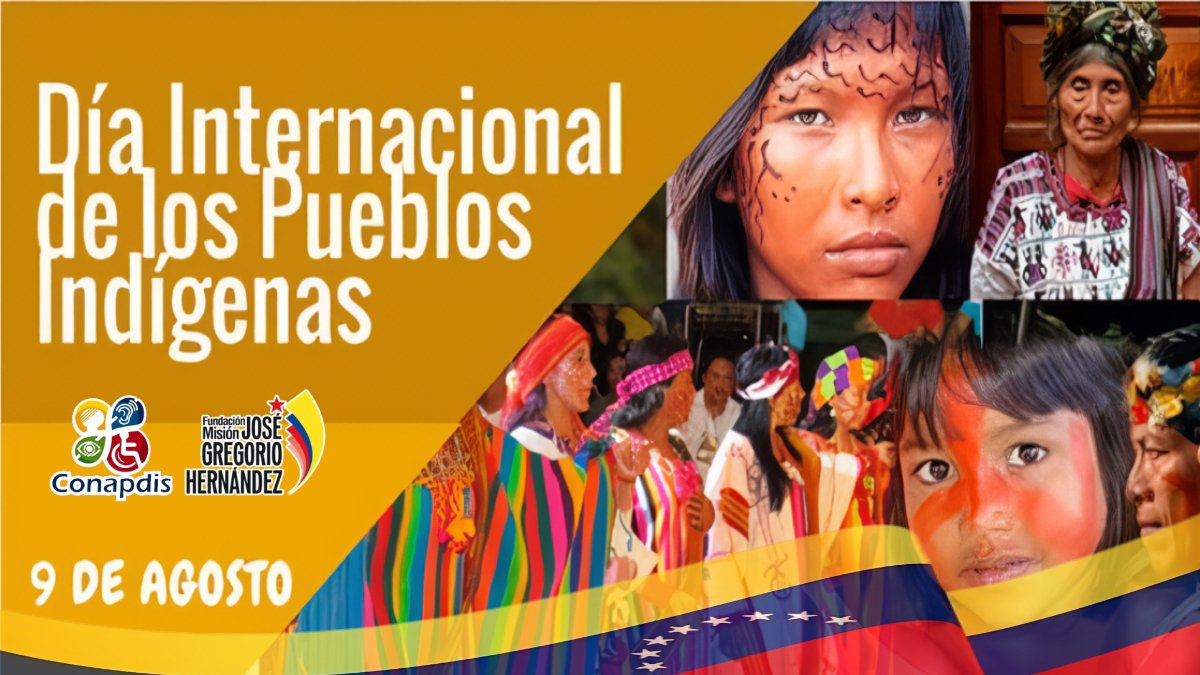 El objetivo es concienciar sobre sus culturas, tradiciones y contribuciones a la diversidad cultural y al desarrollo sostenible, asimismo, abordar los desafíos que enfrentan, como la discriminación y la preservación de sus lenguas y costumbres.
<a href="/NicolasMaduro/">Nicolás Maduro</a> 
#09Ago