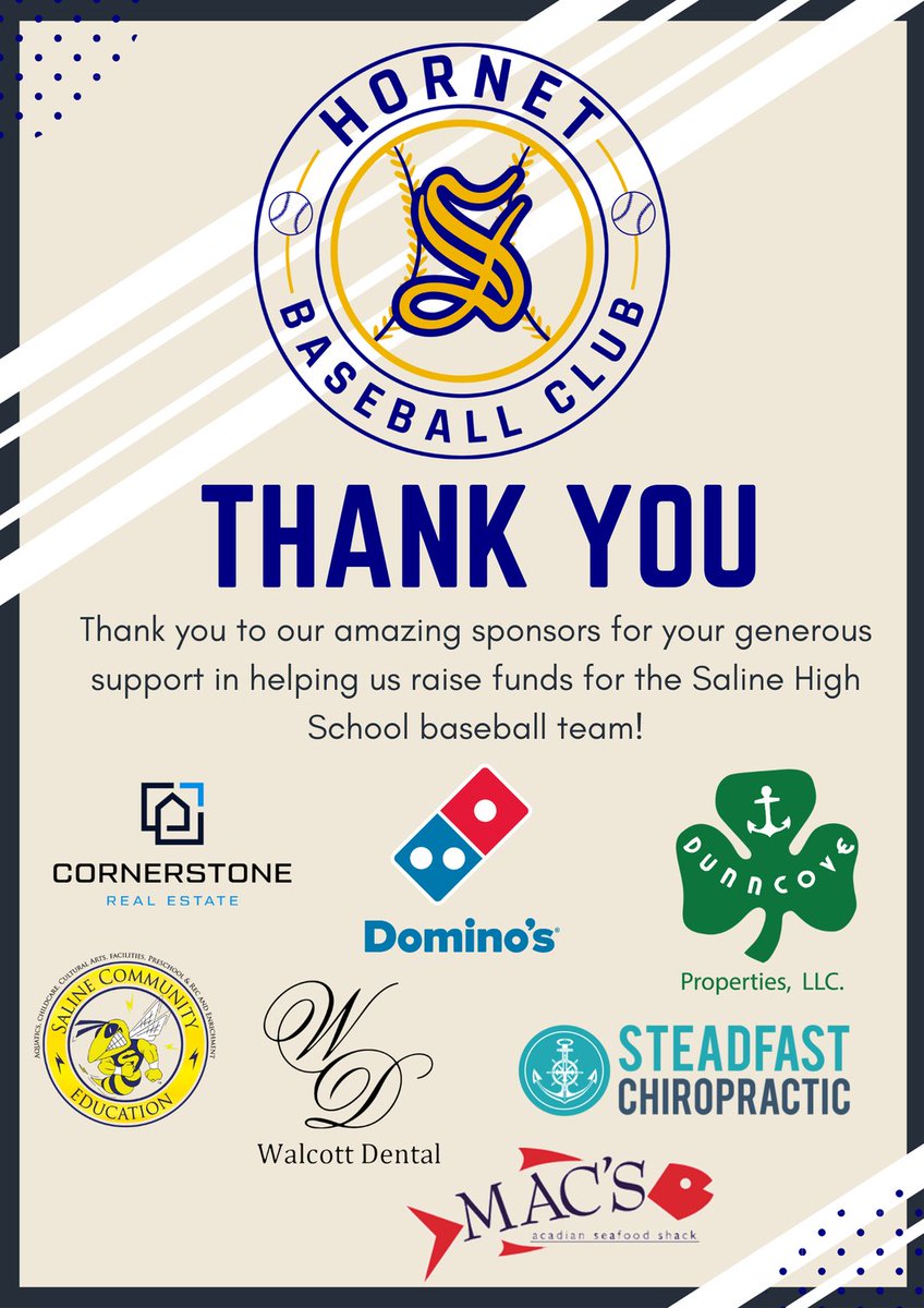 Hornet Baseball Club (Saline, MI) (@hornetbaseballc) on Twitter photo 