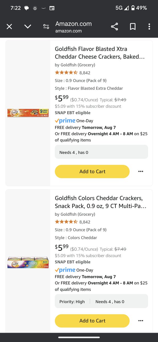 I am starting year 20 in 3rd grade after many years in 2nd.  I will need new math materials and the regular basics.  I would be so thankful for any help! #clearthelists #BetterTogether #thankyou #ClearTheLists2024 amazon.com/hz/wishlist/ls…