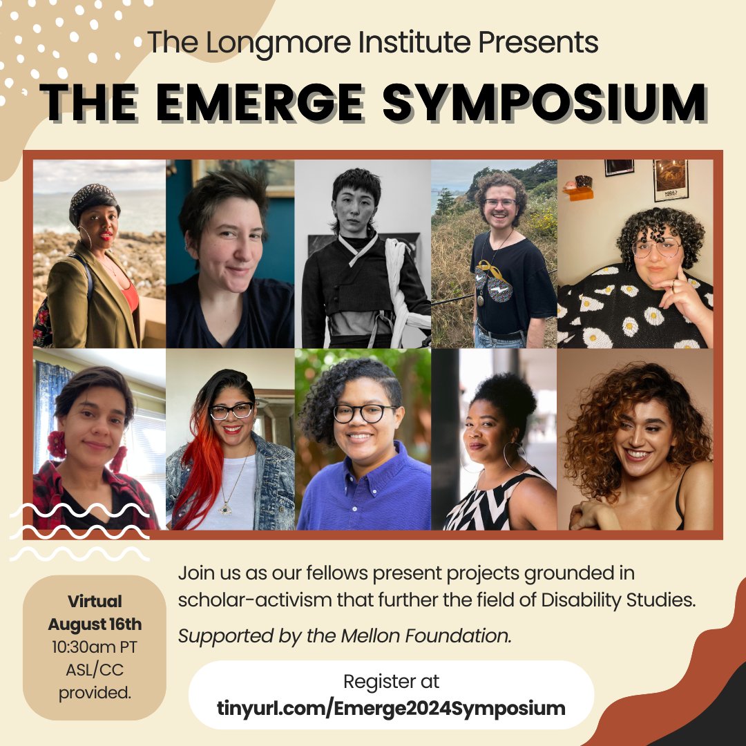 Meet Keidra Chaney, a Black and disabled writer, independent scholar, and multi-disciplinary creative born and raised in Chicago.

Learn about her work and the other Emerge Fellows at our symposium on August 16, 10:30-2:30pm PT.

Register today: tinyurl.com/Emerge2024Symp…