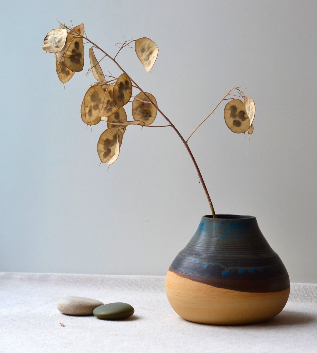 MaiaMing's tweet photo. Natural clay vase with a blue-brown Iskia glaze.
#handmade #etsyseller #ceramics #wheelthrown #madewithlove #bluevase #maiamingdesigns #blueceramicvase #clayvasehomemade #claydesign #homedecor
https://t.co/gY0pSVlUWx https://t.co/lB9n1bhCAe