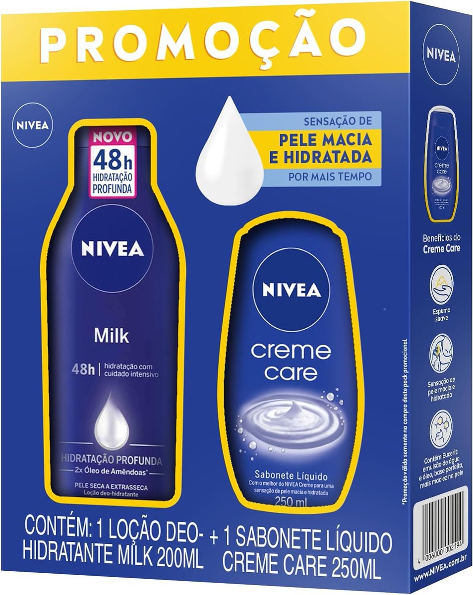 Falaclovis13's tweet photo. Promoção 🥳🎉

NIVEA Kit Loção Hidratante Milk Pele Seca a Extrasseca 200ml + Sabonete Líquido Creme Care 250ml-embalagem variável

R$: 16,50

https://t.co/ftWSNesV2o

Espanha / Álvaro https://t.co/tDVFJqqT1d