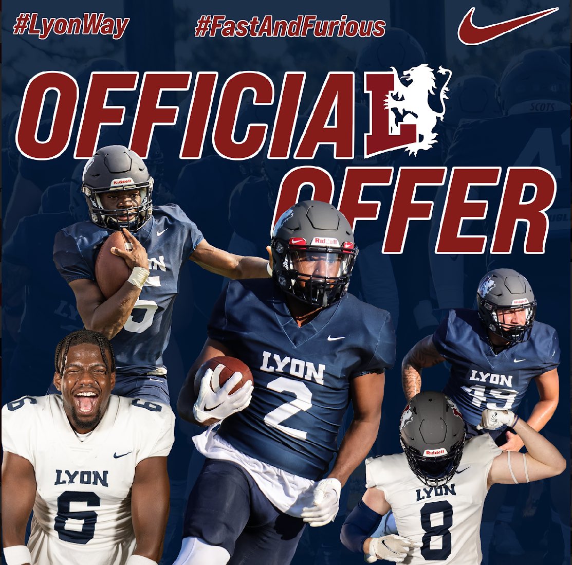 Luke Fusselman (@lukefusselman) on Twitter photo Blessed to receive an offer to play football at Lyon College! <a href="/CoachJGrant/">Jody Grant</a> <a href="/CoachCCalvert/">Clifton Calvert</a> <a href="/bhscoachcecil/">Jared Cecil</a> <a href="/BvilleFB/">Bentonville Football</a> <a href="/CoachBriggs6/">Corey Briggs</a> <a href="/LyonHBC/">Chris Douglas 🏈</a> <a href="/BVilleCoachCoon/">Dustin (Coach Coon)</a> <a href="/Sooner7v7/">Sooner7</a> Blessed to receive an offer to play football at Lyon College! <a href="/CoachJGrant/">Jody Grant</a> <a href="/CoachCCalvert/">Clifton Calvert</a> <a href="/bhscoachcecil/">Jared Cecil</a> <a href="/BvilleFB/">Bentonville Football</a> <a href="/CoachBriggs6/">Corey Briggs</a> <a href="/LyonHBC/">Chris Douglas 🏈</a> <a href="/BVilleCoachCoon/">Dustin (Coach Coon)</a> <a href="/Sooner7v7/">Sooner7</a>