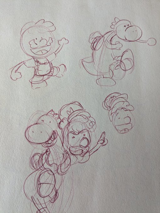 Someone requested I draw Mario and yoshi in the Calvin and Hobbes style https://t.co/4agDk98We9
