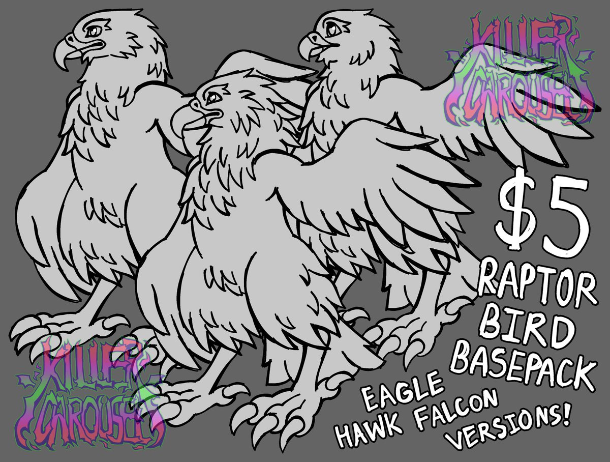 killercarousel.bsky.social πͺππ  (@killercarousel) on Twitter photo I've got two basepacks up for grabs on my ko-fi! #furryart
Furbs: ko-fi.com/s/8c10755f76
Raptors: ko-fi.com/s/b4934f8c0b I've got two basepacks up for grabs on my ko-fi! #furryart
Furbs: ko-fi.com/s/8c10755f76
Raptors: ko-fi.com/s/b4934f8c0b