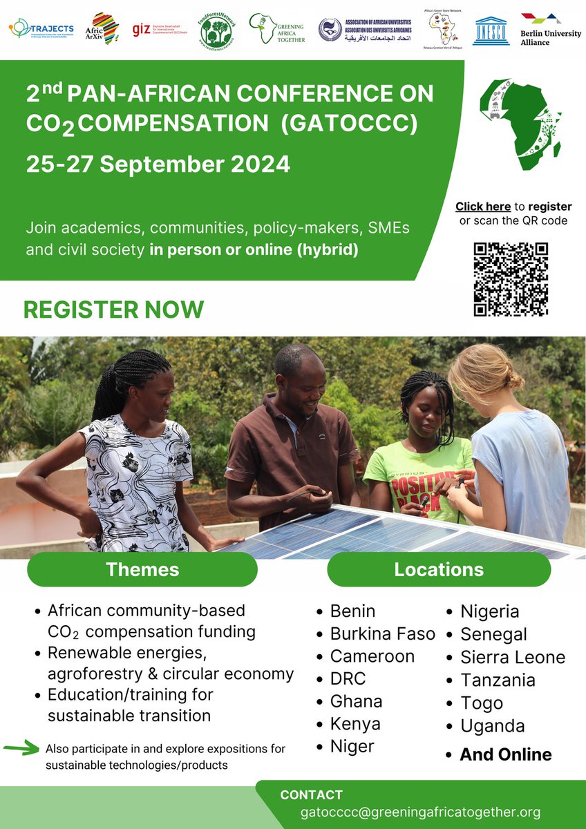 NadiaTih's tweet photo. Intéressé par la "Compensation #carbone" inscrivez vous a cette conférence réunissant plusieurs pays d'#Afrique. 
👇👇 https://t.co/6xvIKnMHuc
#economieverte
@pakfb2 #conference #Greenene https://t.co/buA2vQGYeE