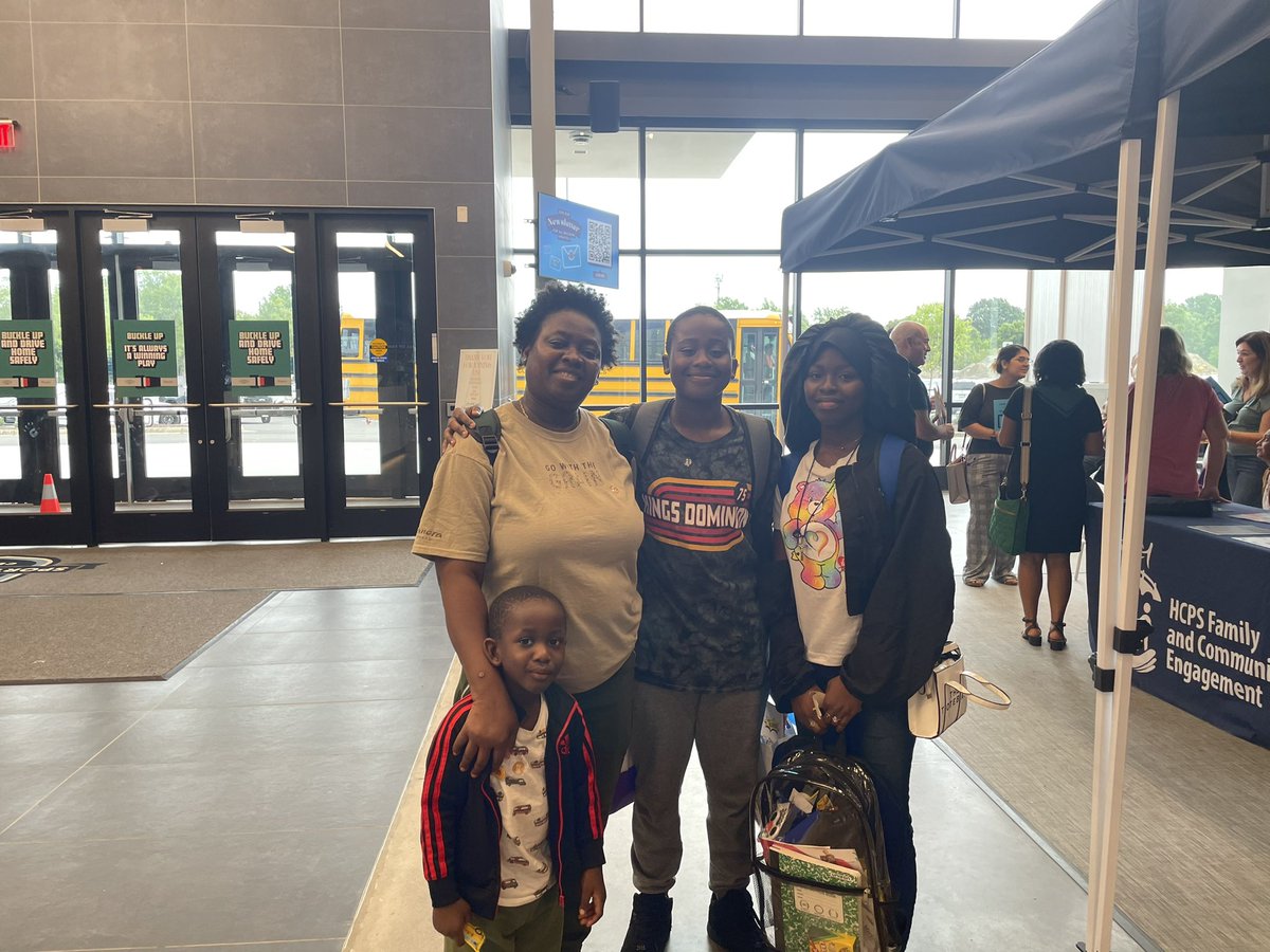 Our families had an excellent time at the HCPS Back to School Kick-Off event!