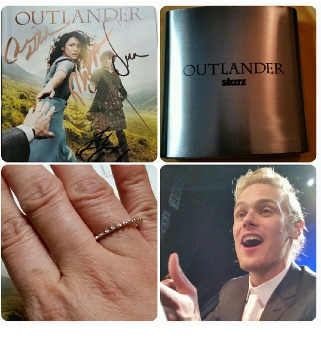 NinyaDA's tweet photo. @paleycenter @Outlander_STARZ @SamHeughan @STARZ I was there... managed to raise my hand to ask a question and got one it the rings from @SamHeughan (courtesy of the amazing @KristinDSantos). 

See you in NYC for the 10th year celebration at #PaleyfestNYC. https://t.co/7US70UOt1f