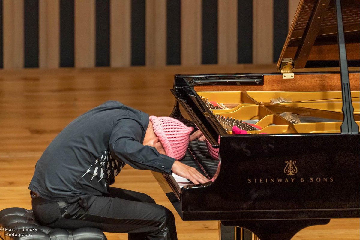 chethampiano's tweet photo. What a day - early morning junior classes, adult practise workshop, Paul Lewis masterclass, young artist recital Callum Mclachlan, Busoni lecture @MurrayMcPiano, sensational @AdamSwayne, stunning @leonmccawley, 30 faculty teaching @ForsythMusic &amp; socialising  - incredible! https://t.co/0e23N45IpT