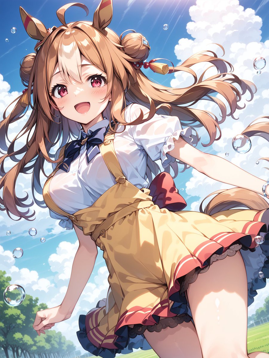 #コパノリッキー
#ウマ娘
皆様おはようございます🌞
連休が始まりましたね！
最初の一枚はコパノリッキー！
癒されてくださいませ✨