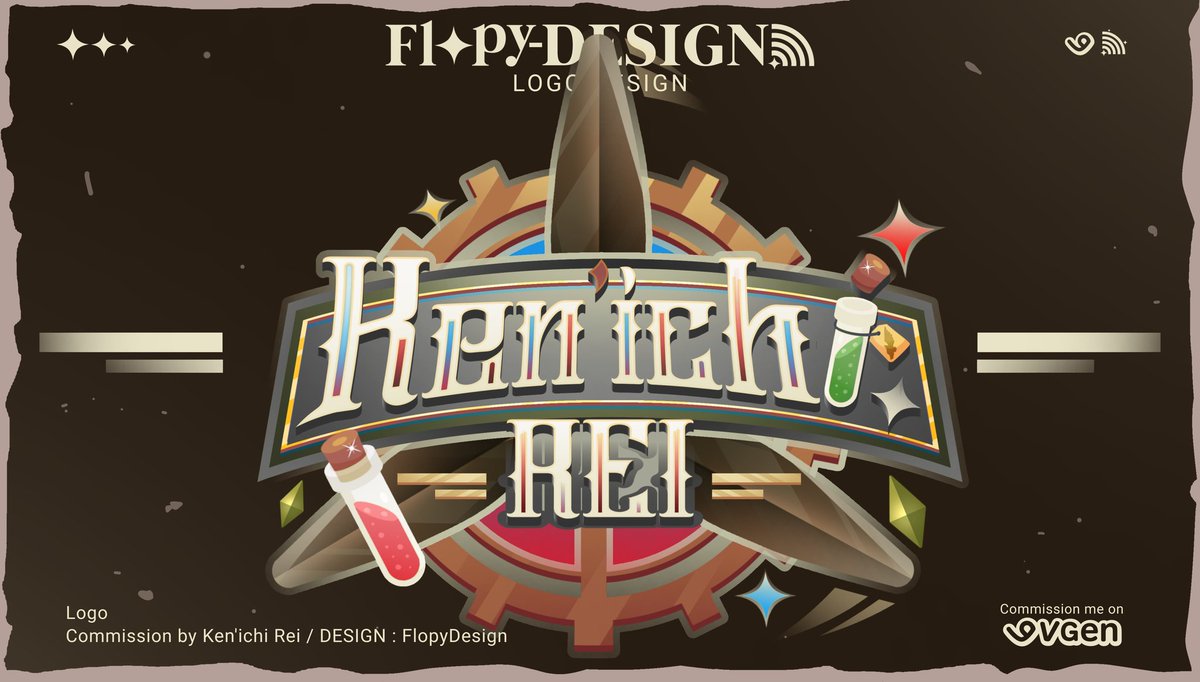 FlopyDesign's tweet photo. Vtuber Logo Design β¦ for @KenichiRei
Thanks for choosing me π¨ββοΈπ§ͺ
#FlopyComms #VTuberAssets #VtuberEN #VGenComm #vtuberlogo #kenichillust https://t.co/Ujrly754SP