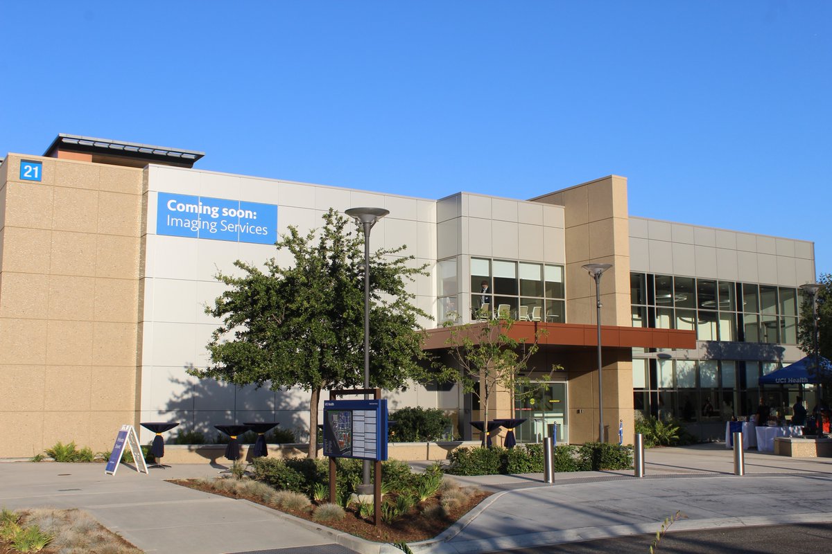 UCIrvineHealth's tweet photo. When the two-story Outpatient Imaging Center at UCI Medical Center opens later this month, it will mark a leap forward in the mission of #UCIHealth to deliver leading-edge diagnostic services to the entire community.

Learn more at https://t.co/Ijd33Uyu1g https://t.co/v9a9yt4bvr