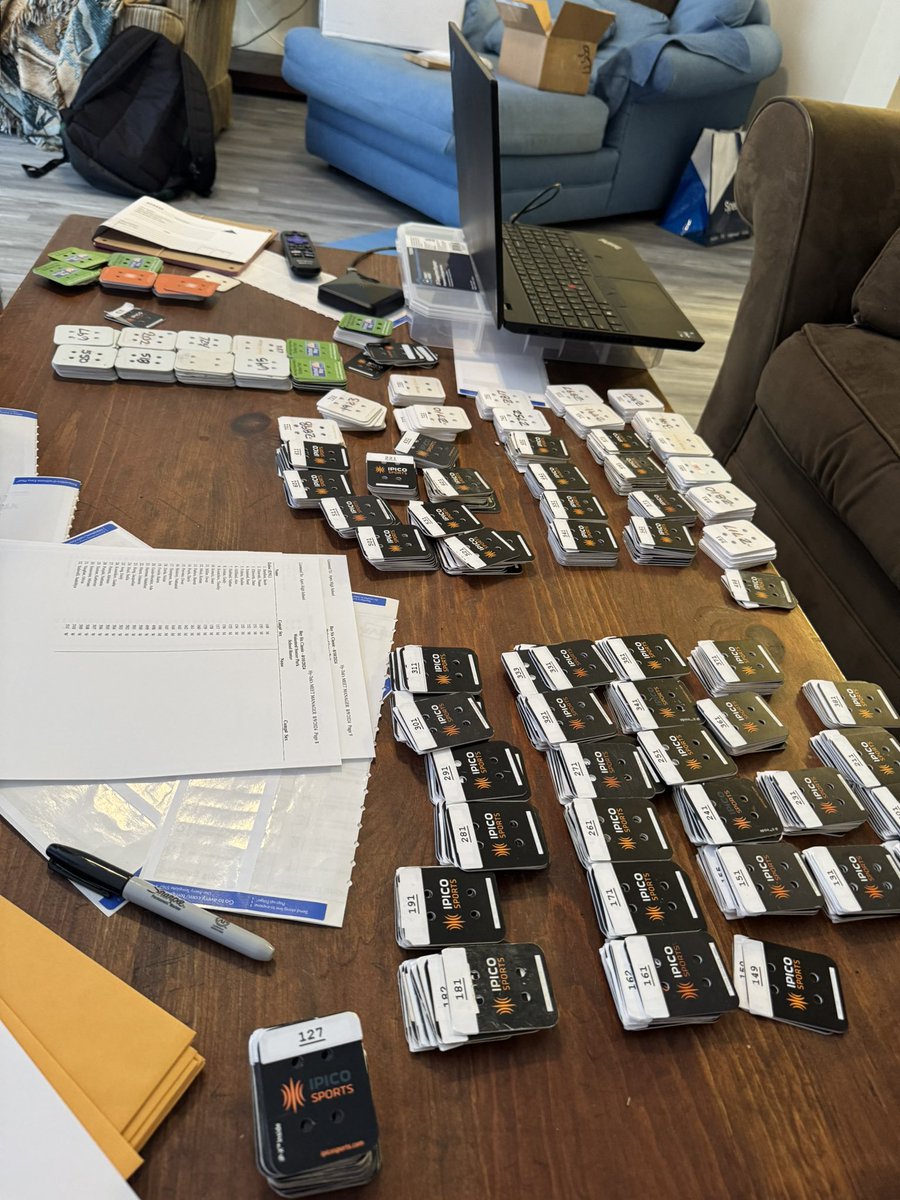 Paul Lockwood (@coachlafhs) on Twitter photo Busy day prepping for the first race of the XC season! πββοΈ Coaches are setting up the chute (with <a href="/GreenHopeXC/">Green Hope Cross Country</a>βs mascot, Cody πΆ) and getting packets ready!
Baysix Kickoff - Tomorrow at 8 AM, WakeMed Soccer Park! πποΈ Busy day prepping for the first race of the XC season! πββοΈ Coaches are setting up the chute (with <a href="/GreenHopeXC/">Green Hope Cross Country</a>βs mascot, Cody πΆ) and getting packets ready!
Baysix Kickoff - Tomorrow at 8 AM, WakeMed Soccer Park! πποΈ