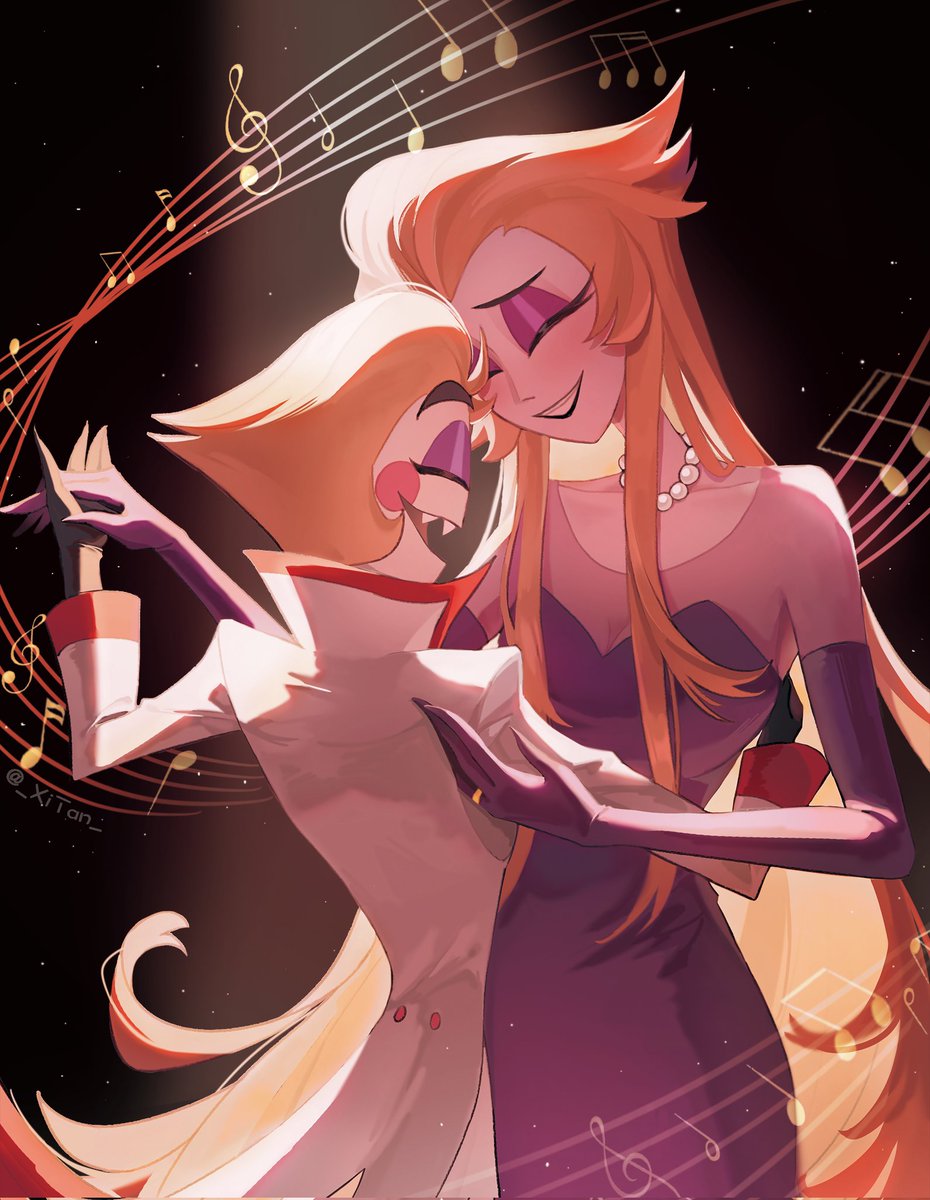 xitan137's tweet photo. 🎵dance🎵~ #Lucilith #HazbinHotel #HazbinHotelLilith #HazbinHotelLucifer https://t.co/bEDDVLx37e