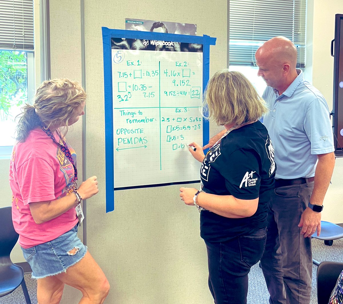 TonyBonazzi's tweet image. Too many pics to share and too many people to thank! A truly collaborative and community building day among educators. 🤜🏼 to @pgliljedahl and @mathgeek76 for sharing tools and practices to help our students become better mathematicians! #1LISD @LISDSecMath
