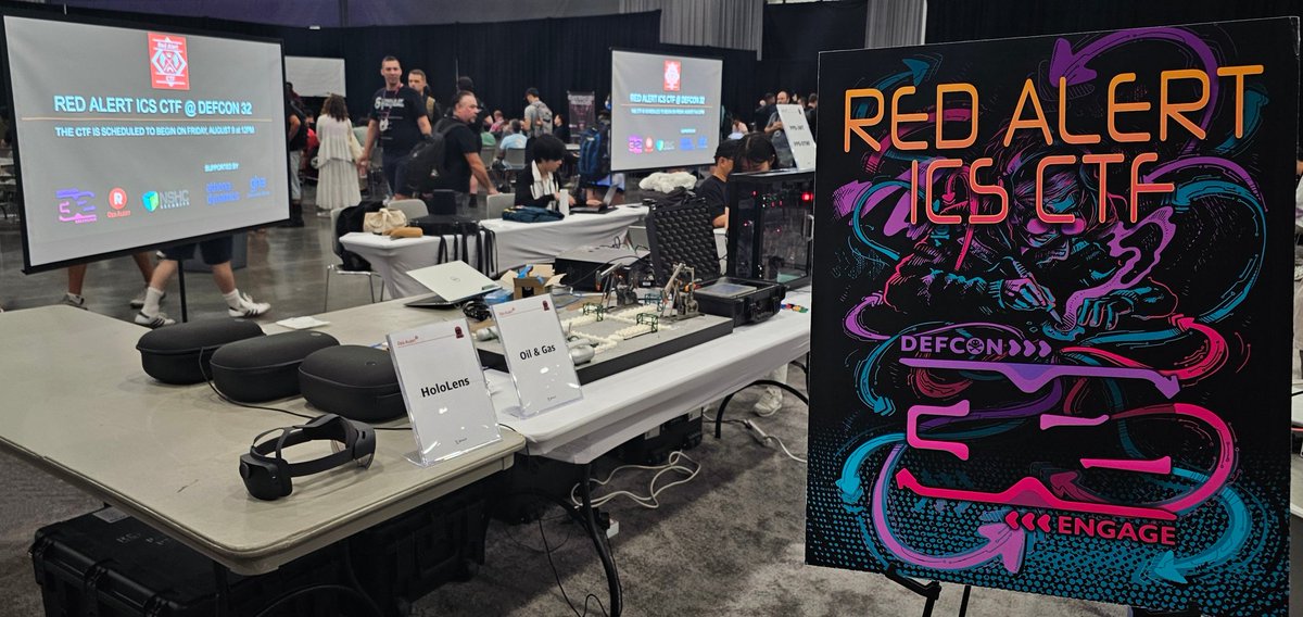 icsctf's tweet image. RED ALERT ICS CTF at @defcon 32 by @RedalertNSHC, supported by @athena_dynamics is now live. Get ready to dive into intense challenges and showcase your skills. Lets make this unforgettable! 
#defcon32 #RedAlertICSCTF