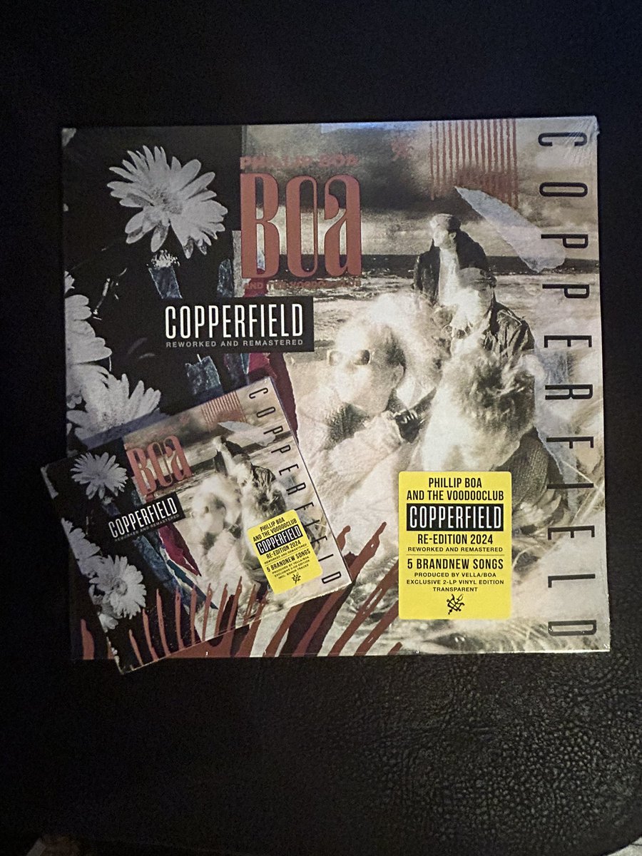 VCConnectionC's tweet photo. Today is release day and my parcel arrived on time 
I be over the moon ❤️

Copperfield
Re-Edition 2024
Reworked and Remastered 
With 5 Brandnew songs 🤟

Thanks @phillipboa for your beautiful music and this masterpiece https://t.co/N6fk7V1cis