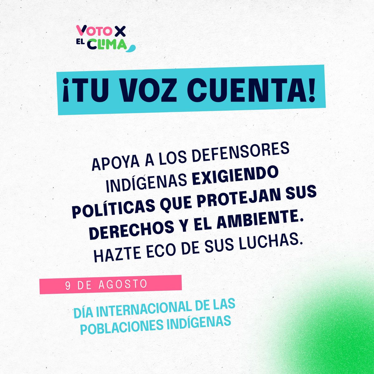 VotoXel's tweet photo. 🌿*Día Internacional de los Pueblos Indígenas*🌿

Las comunidades indígenas son #GuardianesDeLaTierra y protectores d la biodiversidad. Su sabiduría ancestral y profundo respeto por la naturaleza son claves en la conservación d las áreas naturales de 🇲🇽

#DíaDeLosPueblosIndígenas https://t.co/FyLkU1x2Eo