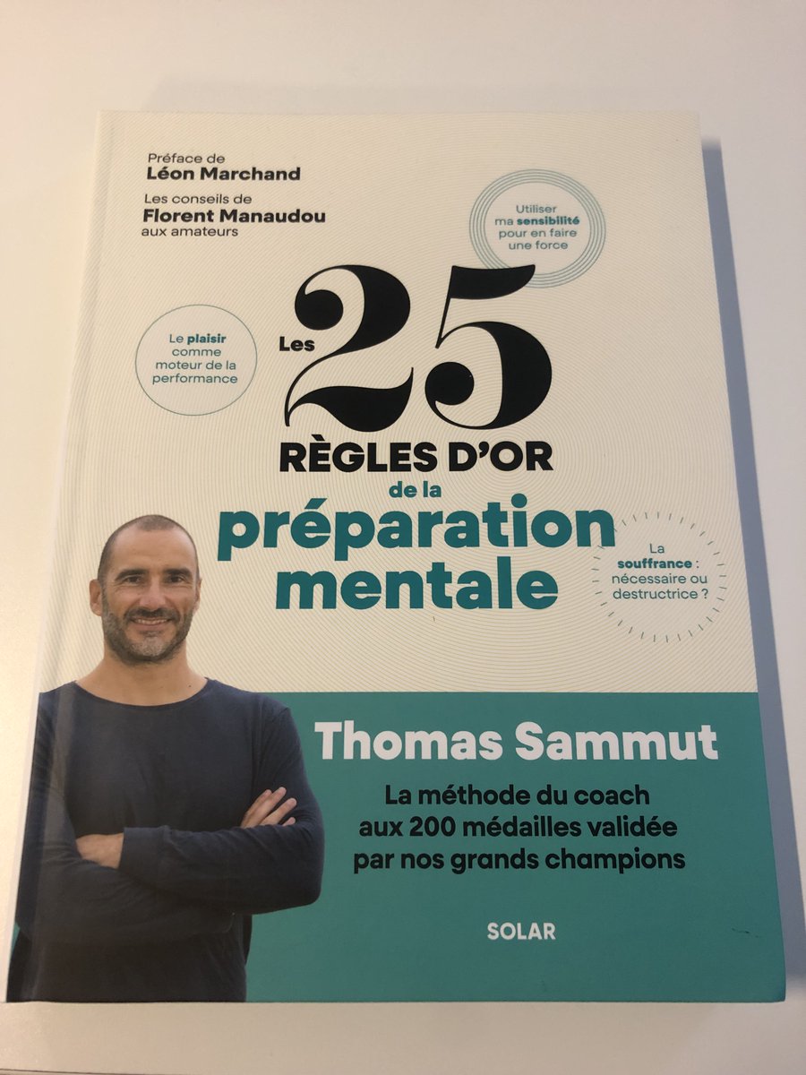 CADEAU DU SOIR 🎁

On vous offre le livre de notre chroniqueur et préparateur mental, Thomas Sammut : les 25 règles d'or de la préparation mentale ! 🤩

La préface est signée du quadruple champion olympique Léon Marchand 🏊🥇

RT + FOLLOW <a href="/lequipedusoir/">L'Équipe du soir</a> 🍀