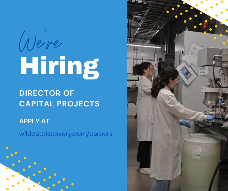 Are you a seasoned professional in project management or project services within greenfield or industrial projects? As we pivot our focus toward #cathodematerial supply, we're seeking a Director of Capitol Projects like you.

Apply at bit.ly/4fAh6PX
#BatteryTech #Career