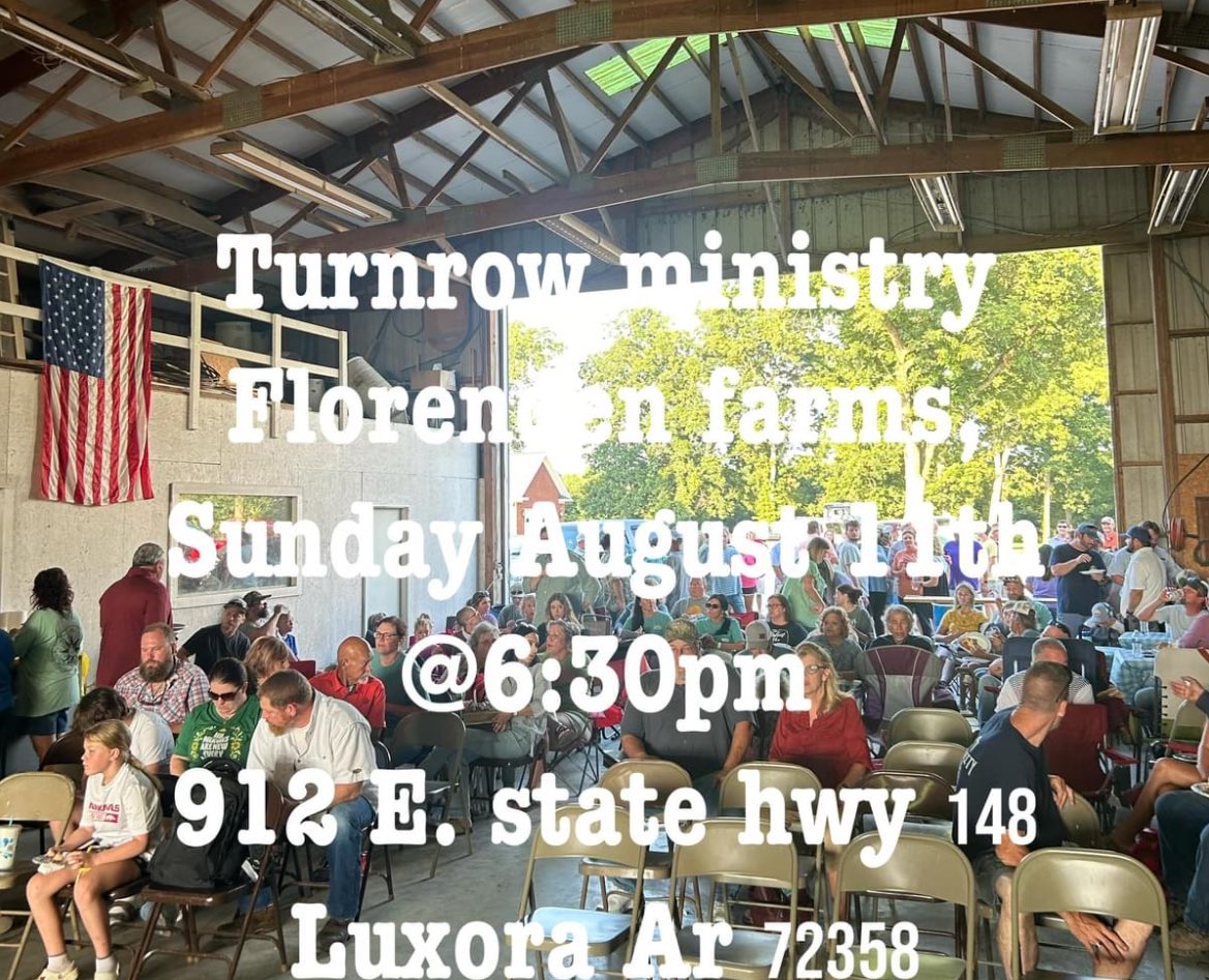 If you haven’t seen what God is doing through this shop church Cliff Carter travels around and puts on I really encourage you to come out this Sunday at 6:30pm to our shop. Really neat deal. All are welcome and dinner will be served. Turnrow Ministry. 
RT’s appreciated