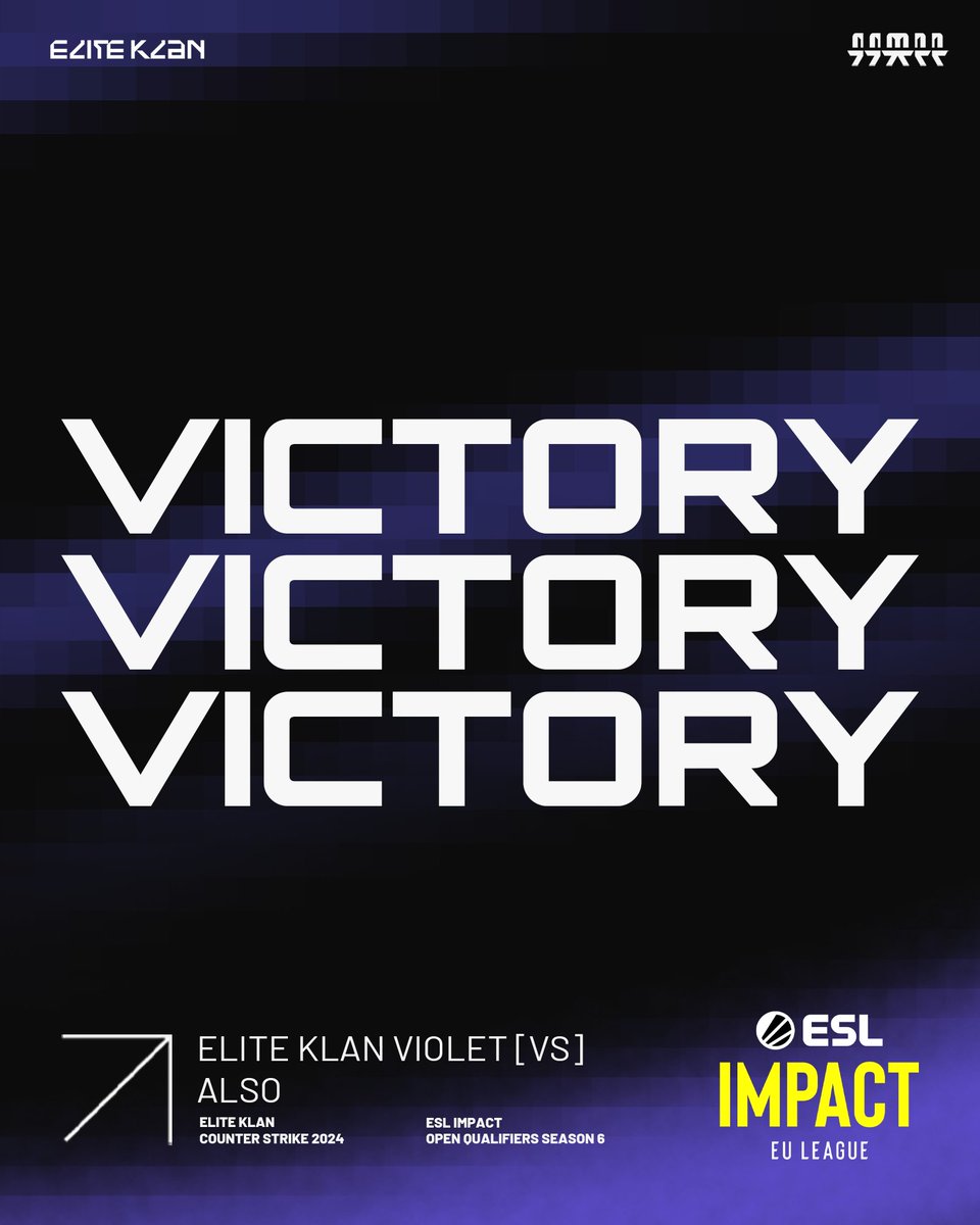 eliteklangg's tweet photo. Through to Day ✌️

2-0 against #also, GGs!

See you tomorrow😈

#WarriorsRise | @ESLImpact https://t.co/ZZl66HSb7l