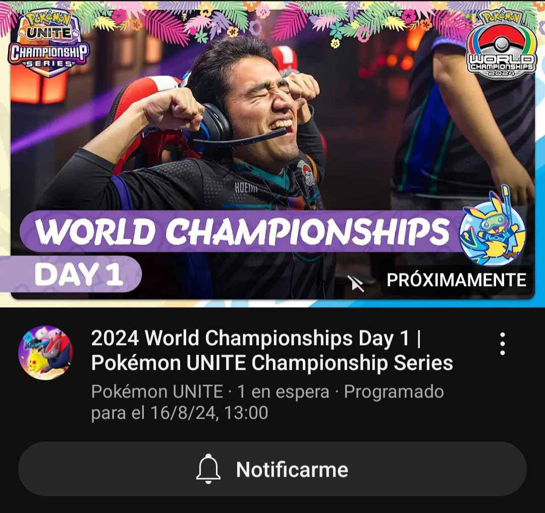 SOY PORTADA DEL MUNDIAL DE #PokemonUnite :o