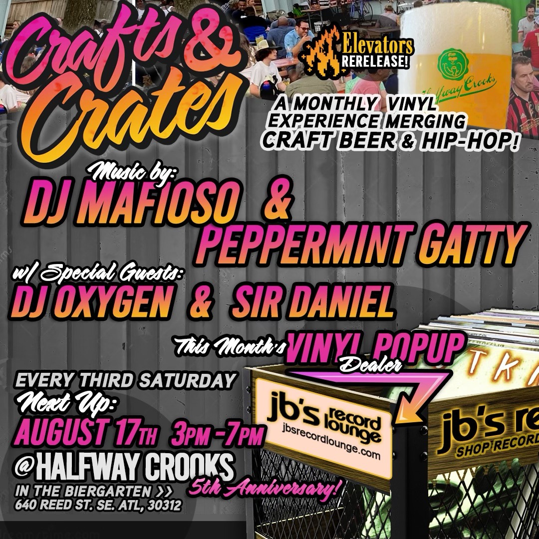 DJSirDaniel's tweet image. So boom!
Next Saturday, come out to Halfway Crooks and catch me playing all vinyl with my superfriends DJ Oxygen, @peppermintgatty Mafiloko @JbsRecord will vending, so bring some coins.
#DJLife #AtlantaDJs #AllVinylDJs