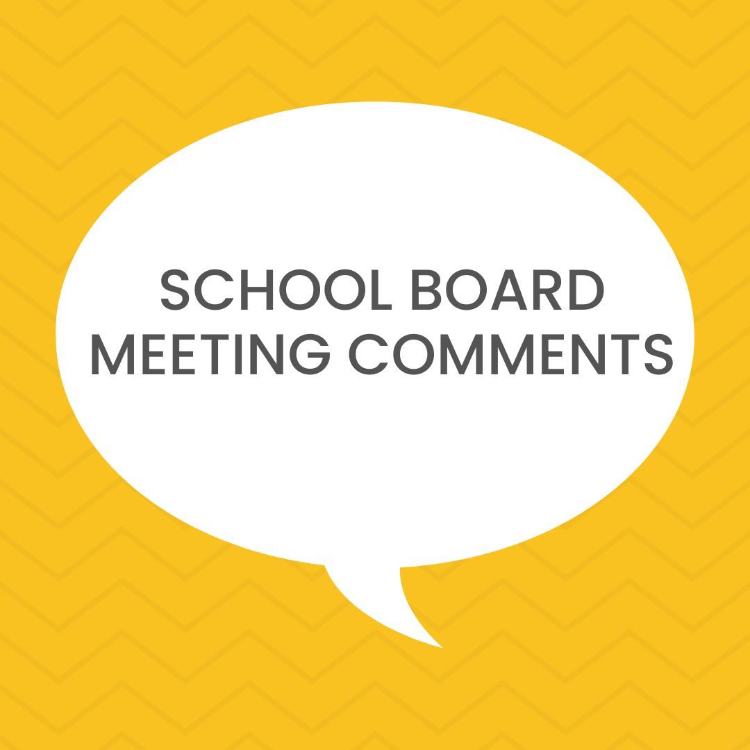 Written public comments are now being accepted for the August 13 School Board Business Meeting.

To view the agenda and learn how to submit a comment, please visit the School Board webpage: buff.ly/32TT3YY

#BelongBelieveAchieve