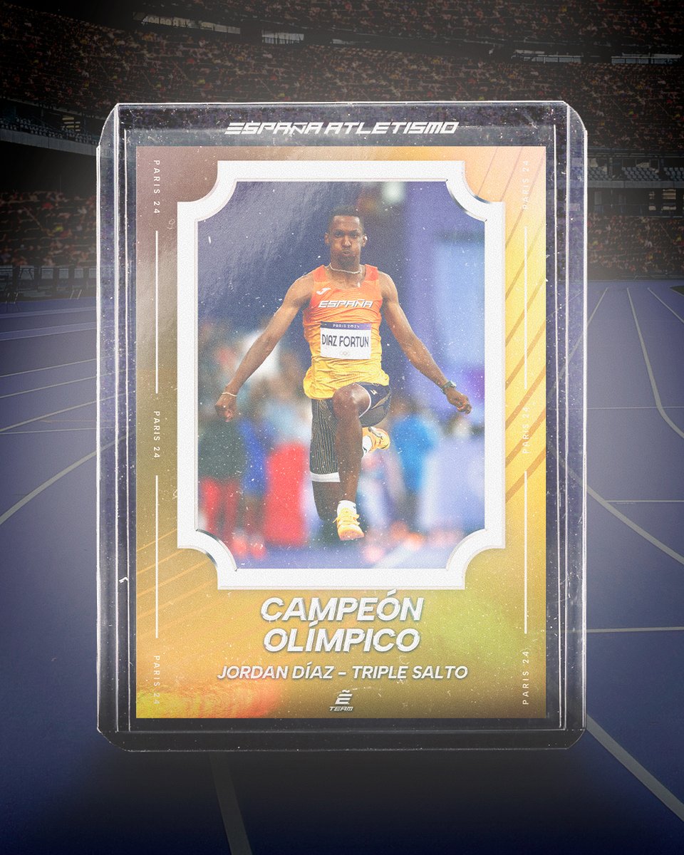 <a href="/diaz_fortun/">Jordan Alejandro Diaz Fortún</a> <a href="/teledeporte/">Teledeporte</a> <a href="/rtveplay/">RTVE Play</a> <a href="/WorldAthletics/">World Athletics</a> <a href="/Paris2024/">Paris 2024</a> <a href="/juegosolimpicos/">Los Juegos Olímpicos</a> <a href="/deportegob/">CSD</a> <a href="/COE_es/">Comité Olímpico Español</a> 𝑶𝑹𝑶, 𝑶𝑹𝑶, 𝑶𝑹𝑶, 𝑶𝑹𝑶  ..... 𝑪𝑨𝑴𝑷𝑬𝑶́𝑵 𝑶𝑳𝑰́𝑴𝑷𝑰𝑪𝑶

<a href="/diaz_fortun/">Jordan Alejandro Diaz Fortún</a> logra 🥇 se consagra en #Paris2024

En concurso intachable que dominó de principio a fin

#EspañaAtletismo 🇪🇸 #PasiónPorCompetir

📺<a href="/teledeporte/">Teledeporte</a> <a href="/rtveplay/">RTVE Play</a>
📊 bit.ly/4ca8Z9M