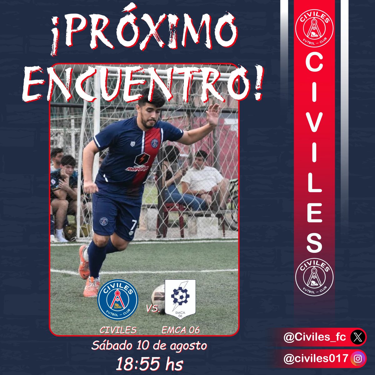 Civiles_fc's tweet photo. Siguiente partido a la vista, vs un rival muy complicado, a dejar todo por los 3 puntos.👊

@deportesCTN https://t.co/7fjSxvc7ZJ