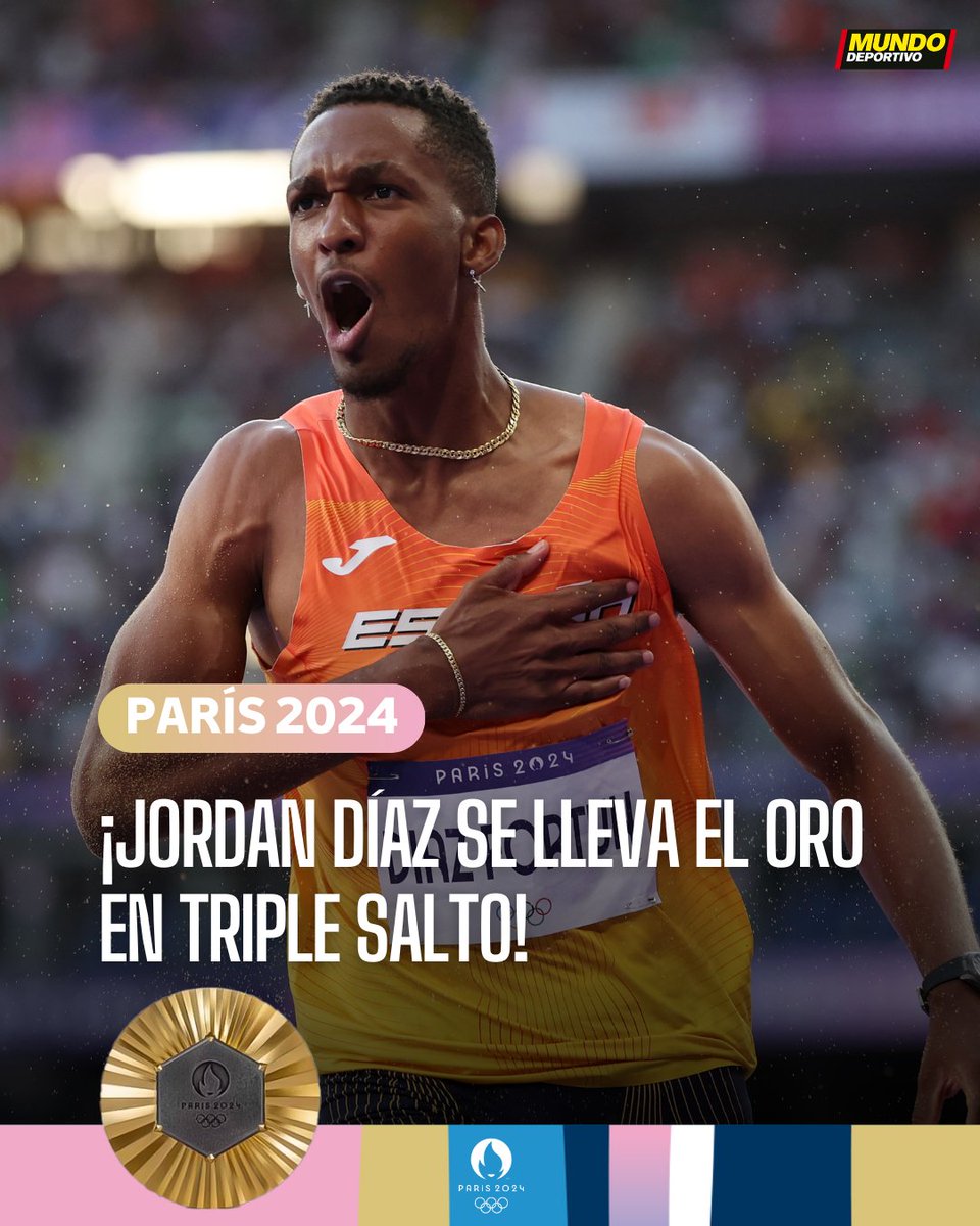 mundodeportivo's tweet photo. 🥇 ¡𝑶𝑹𝑶𝑶𝑶𝑶𝑶𝑶𝑶𝑶𝑶𝑶𝑶𝑶𝑶𝑶!

🪽 'AIR JORDAN' le da otro oro a España, que iguala las 17 medallas de Tokio 

#Paris2024 https://t.co/kcO0H21kCE