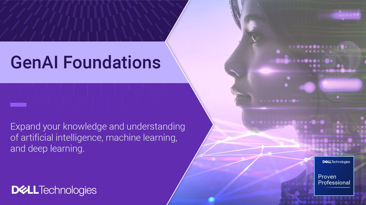 kristinburgh's tweet photo. Let us help you jumpstart your career in #GenAI! 💻

Take advantage of our training and earn your Dell #GenAI credential for free. Don’t miss out on this amazing opportunity! 🙌

Learn more here ➡️ https://t.co/DZCcqndF5K
#iwork4dell #AI #training #students #career https://t.co/mouNVq6d3P
