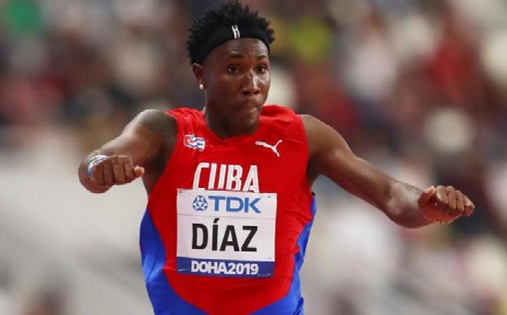 Info_Olimpica's tweet photo. Como anécdota, los tres medallistas de triple salto son nacidos y formados en Cuba:

🥇 Jordan Díaz 🇪🇸
🥈 Pedro Pablo Pichardo 🇵🇹
🥉 Andy Díaz 🇮🇹

🦘 Sin embargo, el único representante de Cuba en la final ha sido Lázaro Martínez 🇨🇺, que ha quedado octavo. https://t.co/DS7ctW34BA