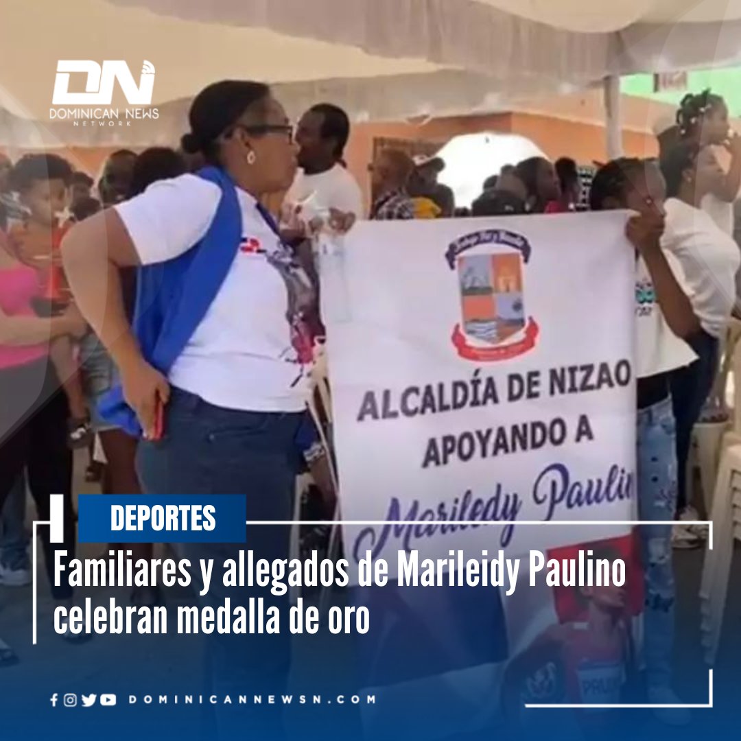 Con entusiasmo y altas expectativas, familiares y allegados de Marileidy Paulino, una de las principales apuestas del país, en los Juegos Olímpicos 2024, celebraron la victoria de la atleta.

Paulino ha escrito su nombre en la historia del deporte mundial al obtener la medalla de