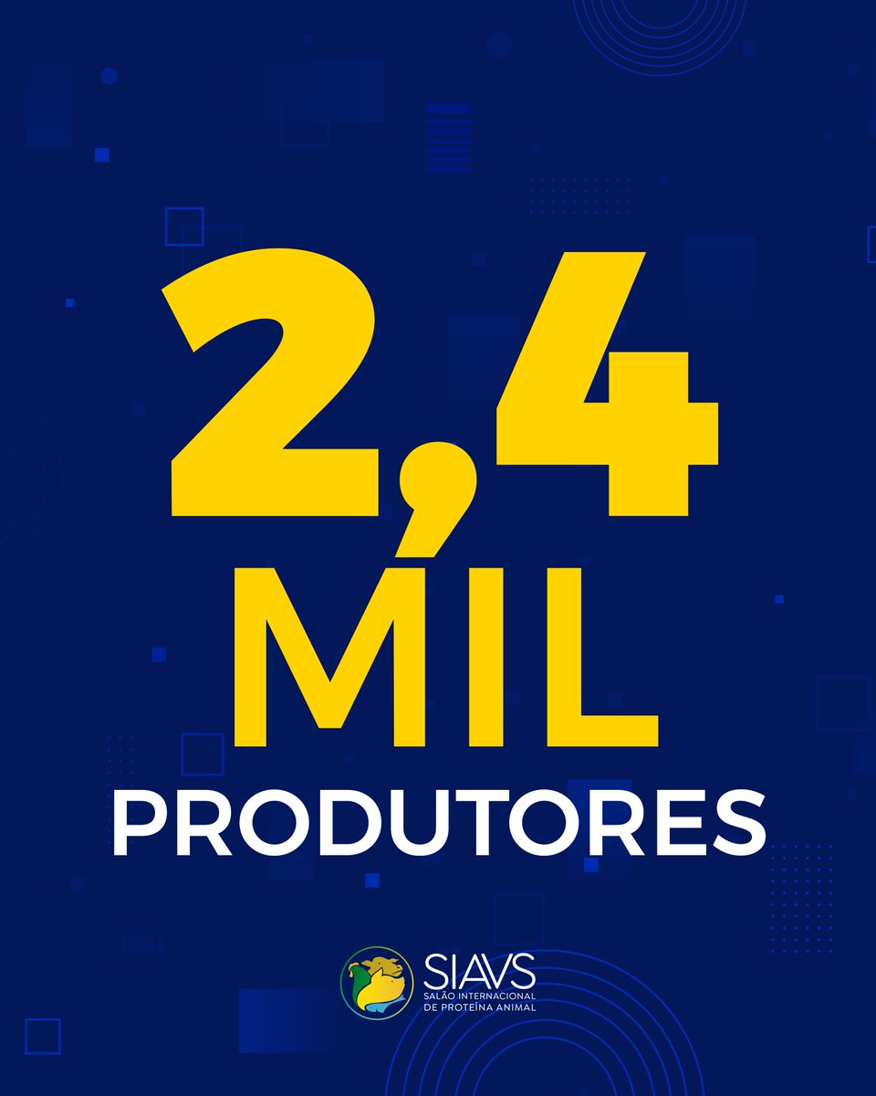 O #SIAVS2024 superou todas as expectativas:
• 30 mil visitantes de 60 países
• 317 expositores em 30 mil m²
• 2,5 mil congressistas e 2,4 mil produtores.
• 3 governadores, 2 ministros, 4 representações de governadores (secretários), parlamentares, lideranças.
🌎