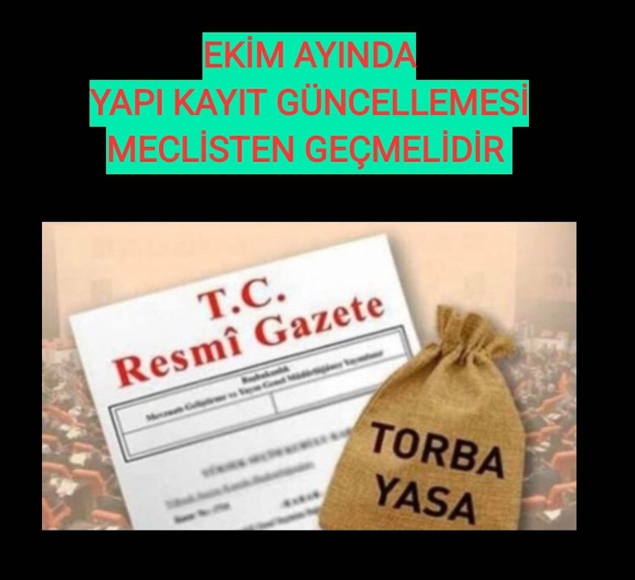 #EYT den sonra İYT

İmar Yasasına Takılanlar Derneği <a href="/iytdernegi/">İMAR YASASINA TAKILANLAR DERNEĞİ TÜRKİYE</a>  #YapıKayıt mağdurlarının sesi oldu, olmaya devam ediyor. Yetkililere   iletiyor. Barınma sorununu sebeb ve çözümleri ile ortaya koyuyor.